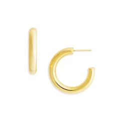 Outlet ❤️ AQUA Hoop Earrings In 18K Gold Plated - 100% Exclusive 😀
