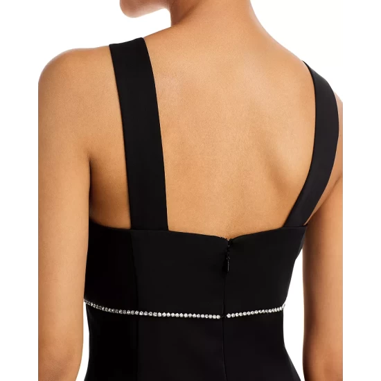 New 🎉 AQUA V Strap Mini Evening 👗 Dress - 100% Exclusive Black ✨ - Image 7