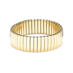 Best reviews of 💯 AQUA Large Bar Stretch Bracelet In Gold Tone - 100% Exclusive 🧨