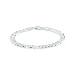 Outlet ❤️ AQUA Cuban And Curb Link Chain Bracelet - 100% Exclusive Silver ⌛
