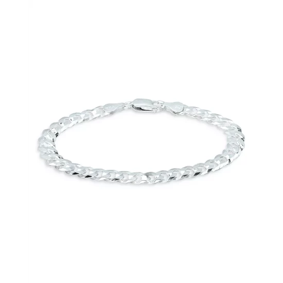 Outlet โค๏ธ AQUA Cuban And Curb Link Chain Bracelet - 100% Exclusive Silver โ