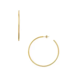 Flash Sale 🔥 AQUA Large Hoop Earrings In 18K Gold-Plated Sterling Silver Or Sterling Silver - 100% Exclusive 🛒
