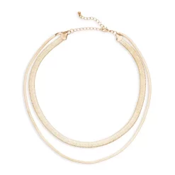 Best reviews of 👏 AQUA Snake Chain Layered Collar Necklace, 16"-19" - 100% Exclusive Gold 🎉