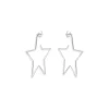 Brand new 🎁 AQUA Star Drop Earrings In Sterling Silver - 100% Exclusive ❤️