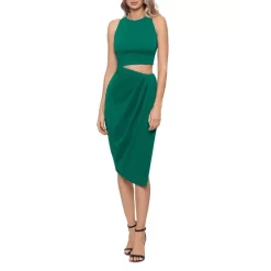 Budget 🛒 AQUA Asymmetric Cutout 👗 Dress - 100% Exclusive Green 😉