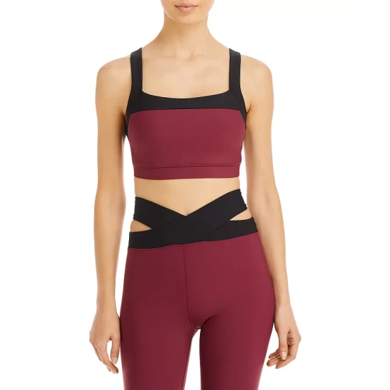 Budget ✨ AQUA Colorblock Bra & Cutout Super High Rise 7/8 Leggings - 100% Exclusive Black 😍 - Image 2