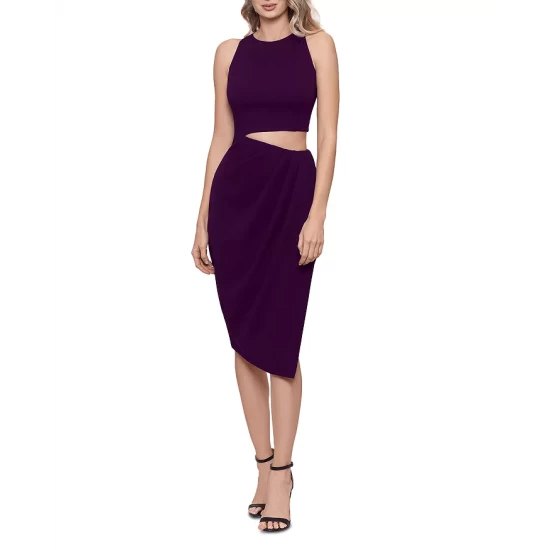 Budget 🛒 AQUA Asymmetric Cutout 👗 Dress - 100% Exclusive Green 😉 - Image 3