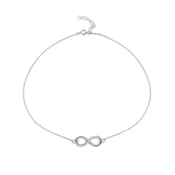 Brand new 🥰 AQUA Infinity Ankle Bracelet - 100% Exclusive Silver 🤩