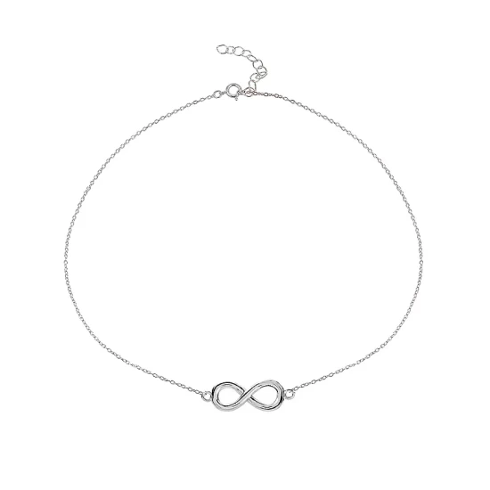 Brand new ๐ฅฐ AQUA Infinity Ankle Bracelet - 100% Exclusive Silver ๐คฉ
