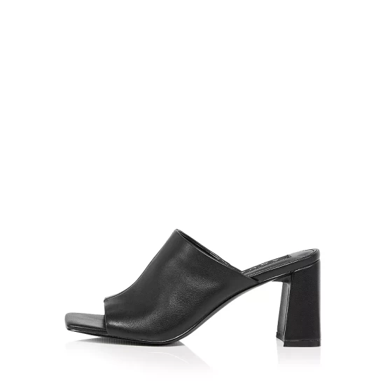 Brand new 👍 AQUA 👩 Women's Toga High Heel Slide 🩴 Sandals - 100% Exclusive Dark Tan 🛒 - Image 2