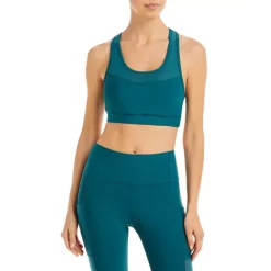 Cheap 😀 AQUA Sweetheart Mesh Sports Bra - 100% Exclusive Emerald 👍