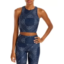 Best deal 🧨 AQUA Longline Printed Sports Bra - 100% Exclusive Myth ✔️