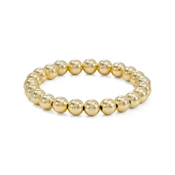 Budget 😉 AQUA Beaded Stretch Bracelet In 18K Gold-Plated Sterling Silver Or Sterling Silver - 100% Exclusive 😉