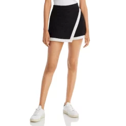 Cheapest 👍 AQUA Tweed Skort - 100% Exclusive Black/white 💯
