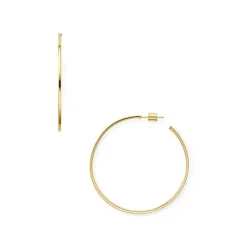 Budget 🛒 AQUA Medium Hoop Earrings In 18K Gold-Plated Sterling Silver Or Sterling Silver - 100% Exclusive 👍