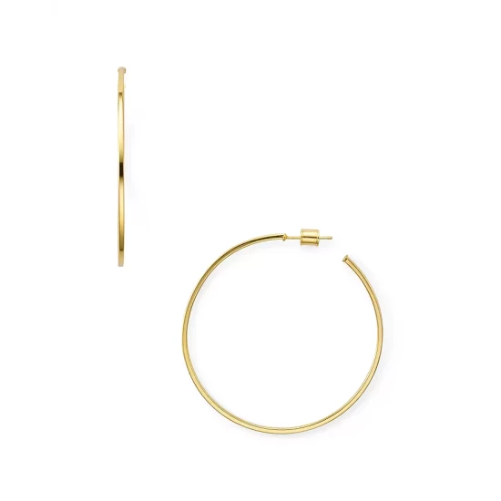 Budget 🛒 AQUA Medium Hoop Earrings In 18K Gold-Plated Sterling Silver Or Sterling Silver - 100% Exclusive 👍
