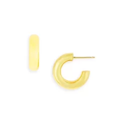 Cheap 🌟 AQUA Hoop Earrings In 14K Gold Plated - 100% Exclusive 😍