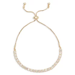 Coupon ✔️ AQUA Crystal Slider Bracelet In 18K Gold Plated - 100% Exclusive ✨