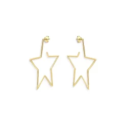 Best reviews of 👏 AQUA Star Drop Earrings In 18K Gold-Plated Sterling Silver - 100% Exclusive ✔️