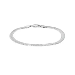Discount 👏 AQUA Herringbone Chain Bracelet - 100% Exclusive Silver 🌟