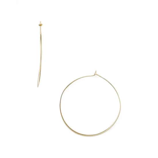 Coupon π₯ AQUA Sterling Silver Large Hoop Earrings - 100% Exclusive Gold β