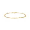 Best Pirce 🔔 AQUA Twisted Curb Chain Bracelet - 100% Exclusive Gold 🥰