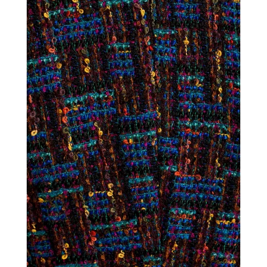 Top 10 ๐ AQUA Tweed Cutaway Jacket - 100% Exclusive Black Multi โค๏ธ - Image 6