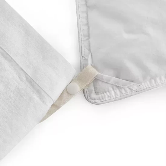 Buy 🔥 AQUA Linen Duvet Cover, King - 100% Exclusive Pebble 🔥 - Image 2