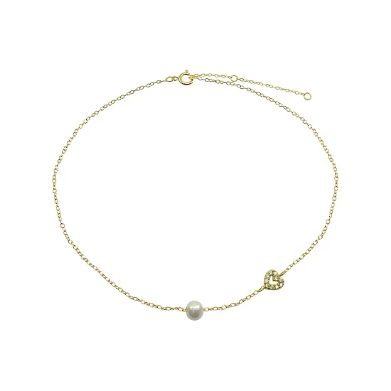 Cheap 😉 AQUA Pavé Star & Cultured Freshwater Pearl Collar Necklace, 15.5"-17.5" - 100% Exclusive White/gold 💯