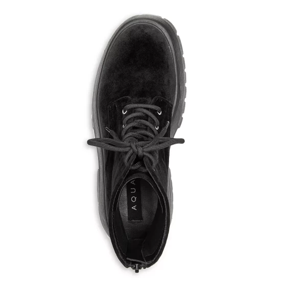 Top 10 🎉 AQUA 👩 Women's Sarge Platform Ankle Booties - 100% Exclusive Black Velvet 😍 - Image 3