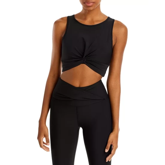 Cheapest 🤩 AQUA Twist Front Longline Sports Bra & High Rise Twist Detail 7/8 Leggings - 100% Exclusive 🤩 - Image 2