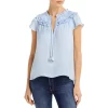 Best reviews of 👍 AQUA Ruffle Tassel Tie Top - 100% Exclusive Blue 💯