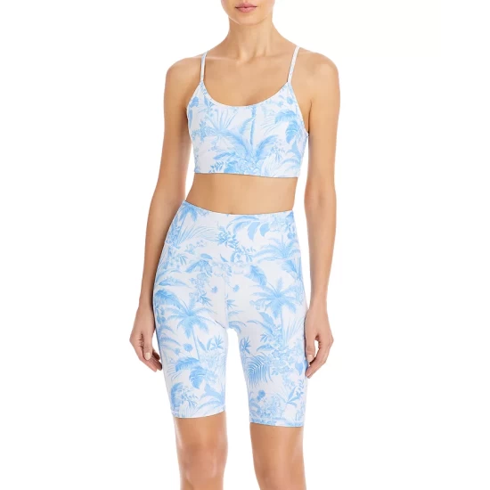 Hot Sale π AQUA Everyday Printed Bralette - 100% Exclusive Chambray β