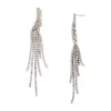 Flash Sale ⭐ AQUA Pavé Fringe Statement Earrings - 100% Exclusive Silver 🥰