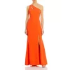 Coupon 🎁 AQUA One Shoulder Cutout Gown - 100% Exclusive Orange 🔥