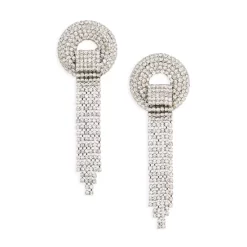 Coupon ⭐ AQUA Crystal Drop Stud Earrings - 100% Exclusive Silver ⌛