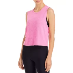 Best Pirce 🎁 AQUA Raw Edge Tank Top - 100% Exclusive Pink 😀