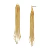 Cheap 🛒 AQUA Chain Fringe Statement Earrings In 14K Gold Plated - 100% Exclusive 🧨