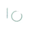 Deals ⌛ AQUA Turquoise Hoop Earrings - 100% Exclusive Blue ⌛