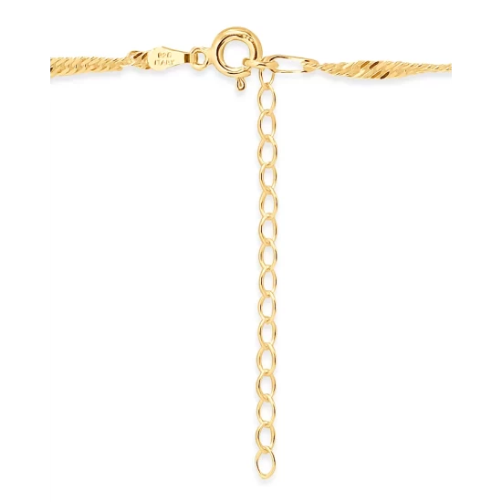 Hot Sale ๐งจ AQUA Twisted Curb Chain Necklace, 16" - 100% Exclusive Gold ๐ฏ - Image 2