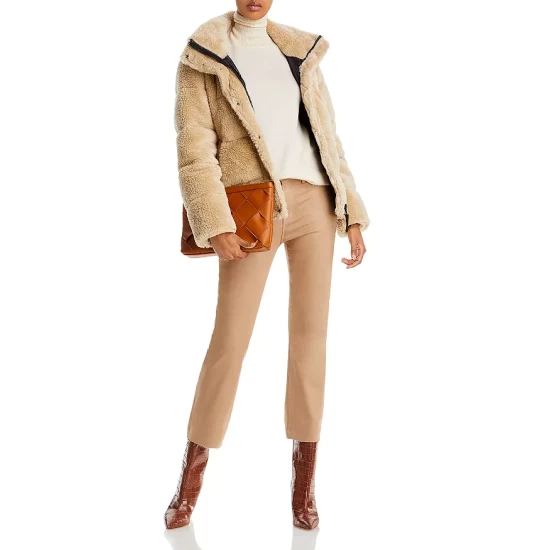 Promo โค๏ธ AQUA Lilly Sherpa Puffer Jacket - 100% Exclusive Biscotti ๐งจ - Image 2