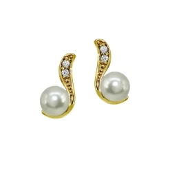 Coupon ๐ AQUA Pavรฉ Accent & Cultured Pearl Drop Earrings - 100% Exclusive White/gold โจ
