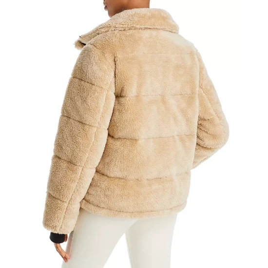 Promo โค๏ธ AQUA Lilly Sherpa Puffer Jacket - 100% Exclusive Biscotti ๐งจ - Image 3