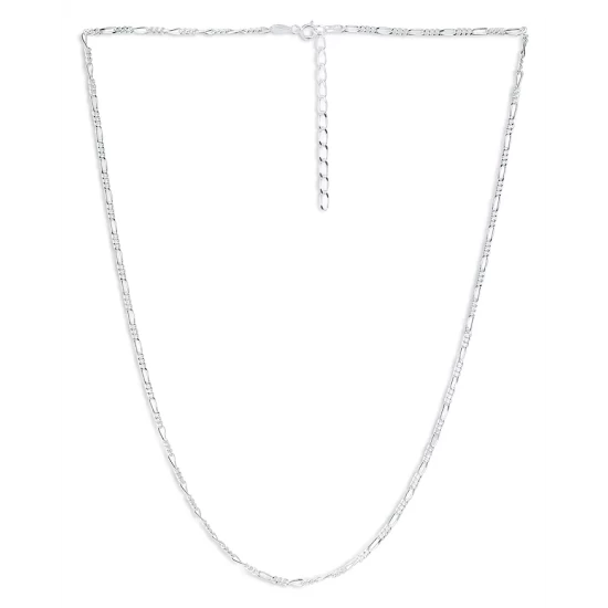Best reviews of ๐ AQUA Figaro Link Collar Necklace, 18"-20" - 100% Exclusive Sterling Silver ๐