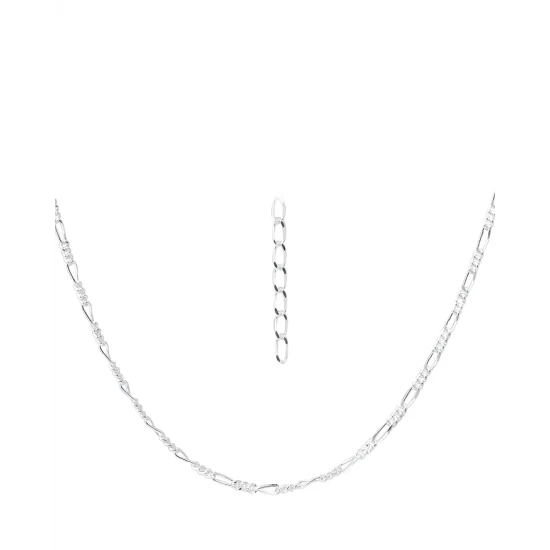 Best reviews of ๐ AQUA Figaro Link Collar Necklace, 18"-20" - 100% Exclusive Sterling Silver ๐ - Image 3