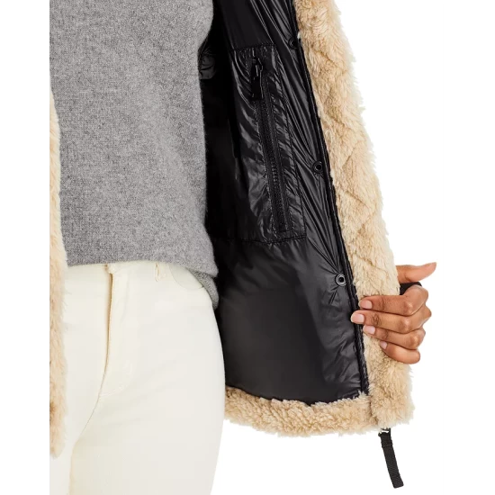 Promo โค๏ธ AQUA Lilly Sherpa Puffer Jacket - 100% Exclusive Biscotti ๐งจ - Image 6