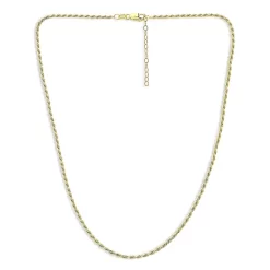 Wholesale ⭐ AQUA Rope Chain Strand Necklace, 18"-20" - 100% Exclusive Gold ⭐