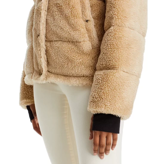 Promo โค๏ธ AQUA Lilly Sherpa Puffer Jacket - 100% Exclusive Biscotti ๐งจ - Image 8