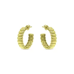 Promo 😉 AQUA Groove Hoop Earrings - 100% Exclusive Gold ❤️