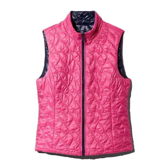 Brand new ๐ AQUA Reversible Heart Quilted Vest - 100% Exclusive Hot Pink ๐ฅ - Image 7